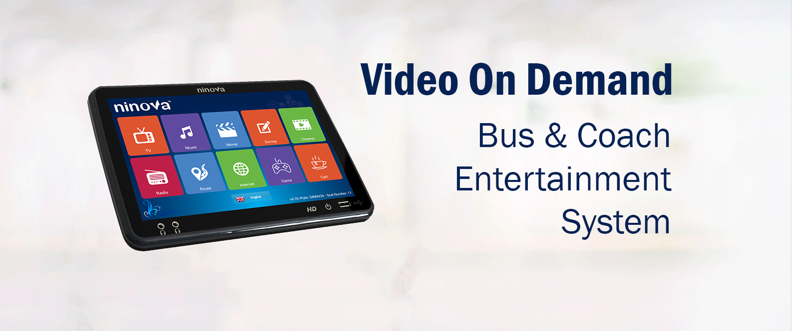 ninova bus and coach entertainment system